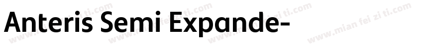 Anteris Semi Expande字体转换